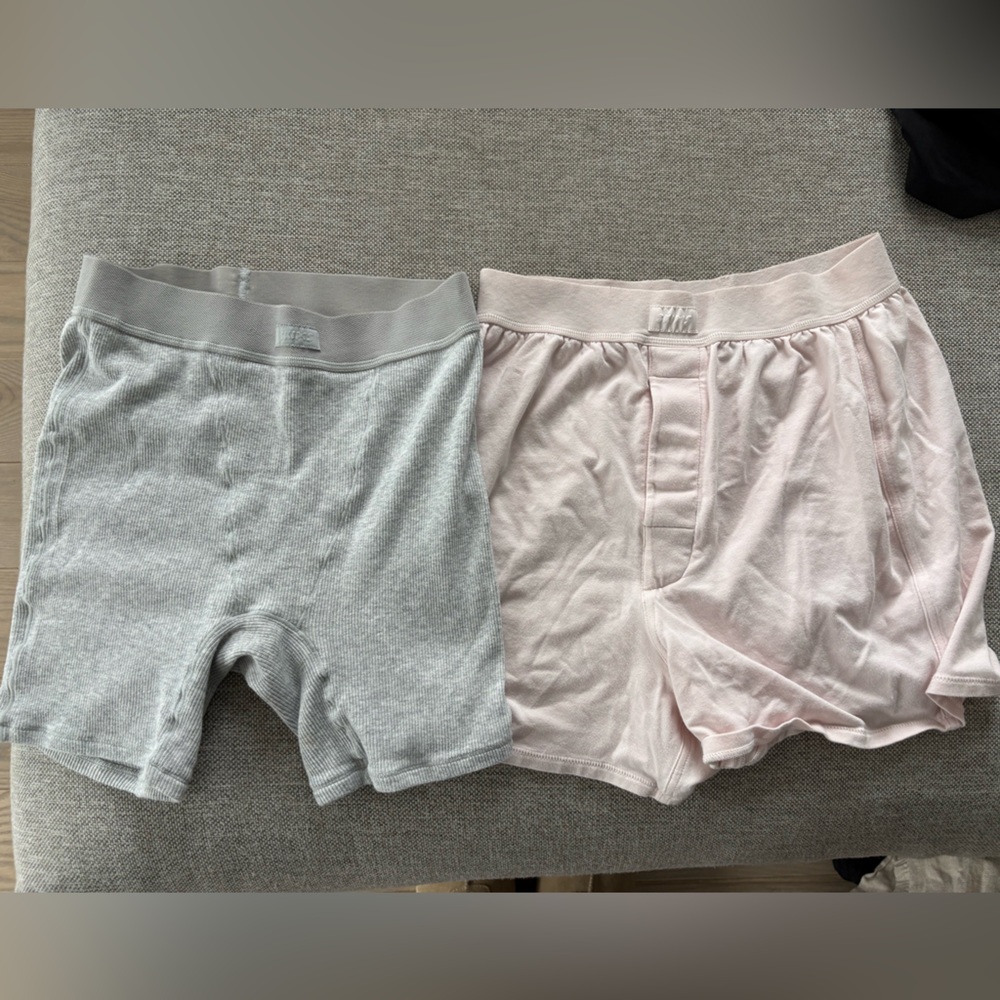 Skims cotton sleep boxers XS